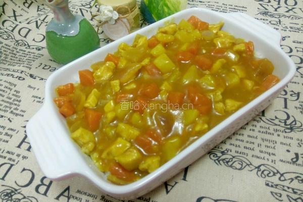 咖喱鸡排饭的做法图解11
