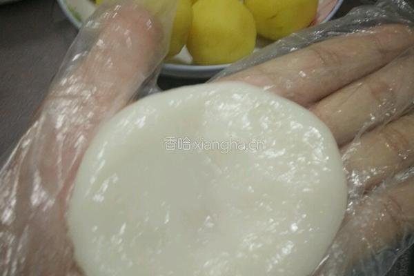 冰皮月饼(奶黄馅）的做法图解8