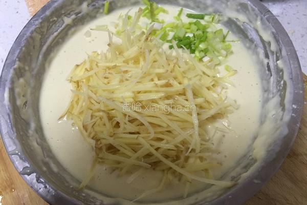 韩式土豆煎饼的做法图解4