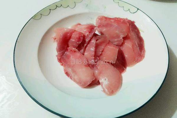 肉片汤的做法图解1