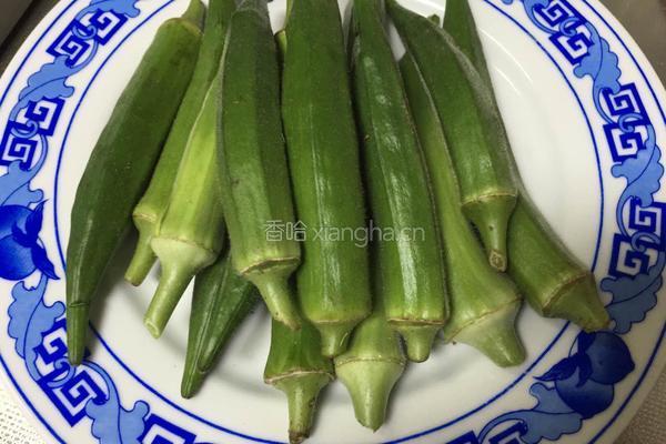 蒜香秋葵的做法图解2