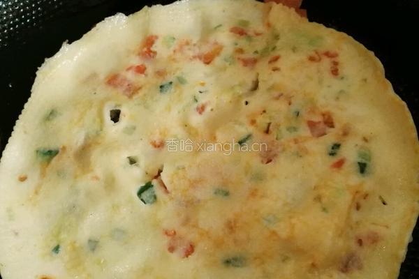番茄蛋饼的做法图解7