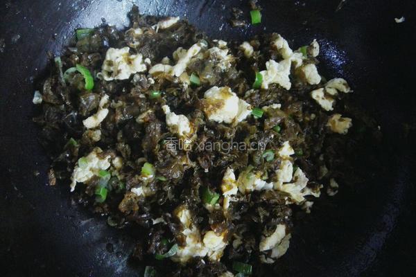 地皮菜炒鸡蛋的做法图解9