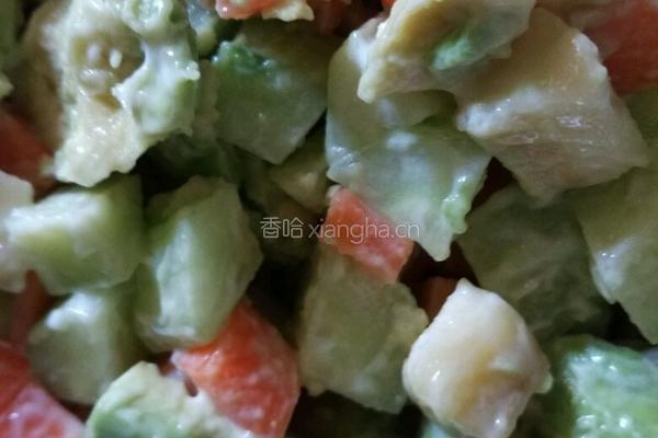 素菜水果沙拉的做法图解5