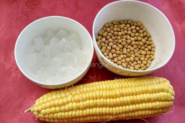 玉米豆浆的做法图解1