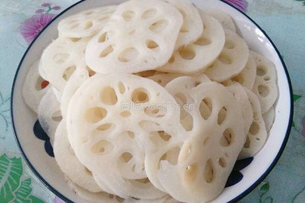 凉拌莲藕的做法图解5