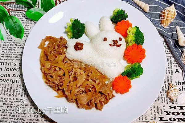 日式牛肉丼饭的做法图解9