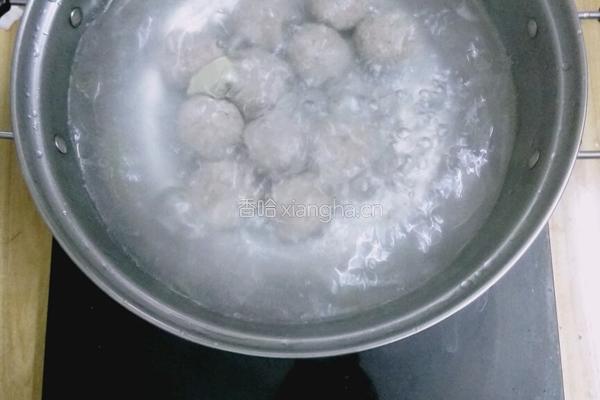 夜兰花肉丸汤的做法图解8
