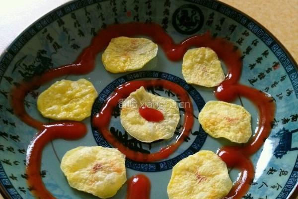 微波炉薯片的做法图解4