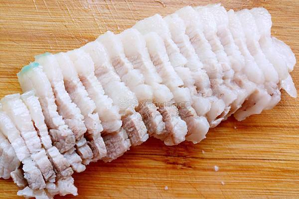 苦瓜回锅肉的做法图解6