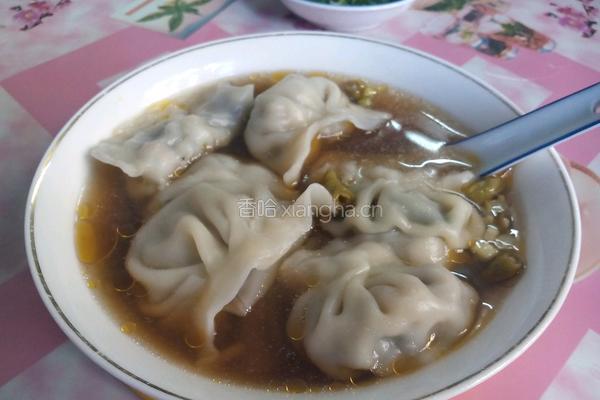 酸汤饺子的做法图解5