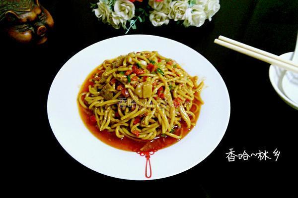红油热干面的做法图解8