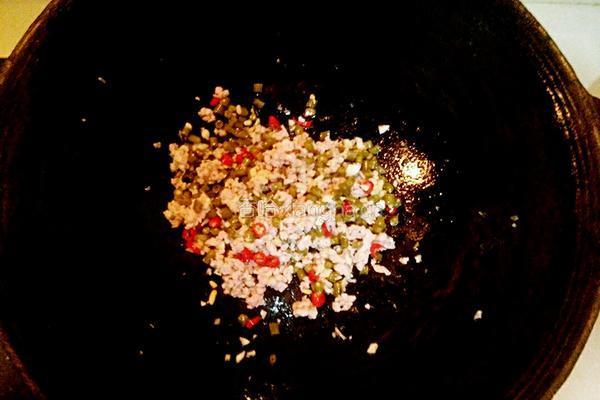 肉沫酸豆角的做法图解8