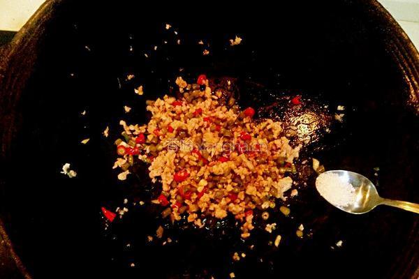 肉沫酸豆角的做法图解9