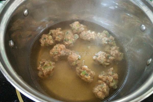 猪肉丸子汤的做法图解9