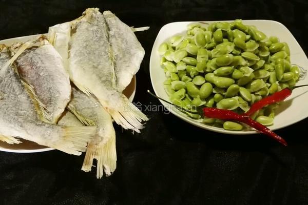 鲞炒毛豆儿的做法图解1