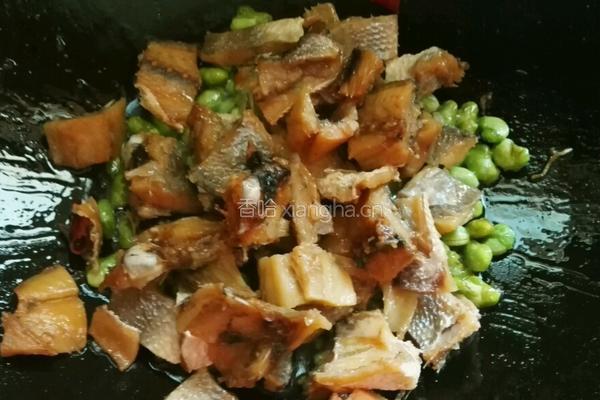 鲞炒毛豆儿的做法图解11