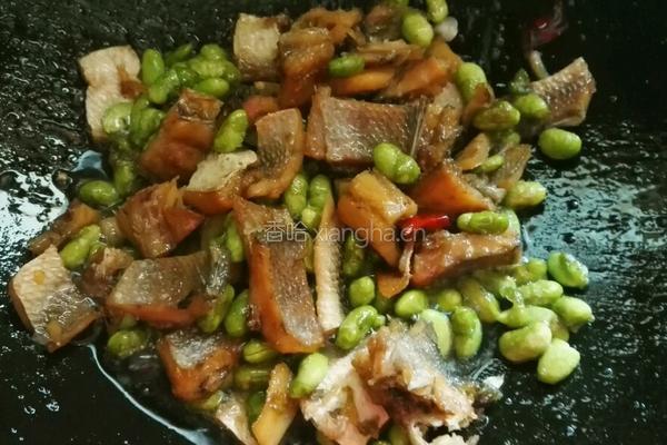 鲞炒毛豆儿的做法图解13
