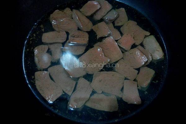 炒猪血的做法图解4