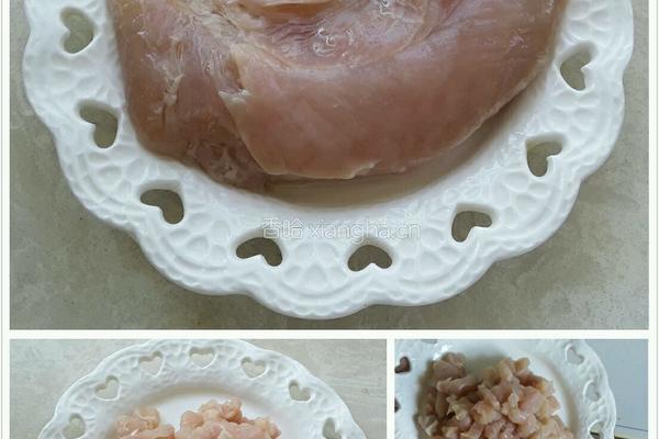 鸡肉菠菜粥的做法图解5