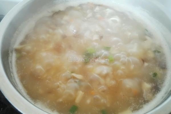 香菇牛肉粥的做法图解9