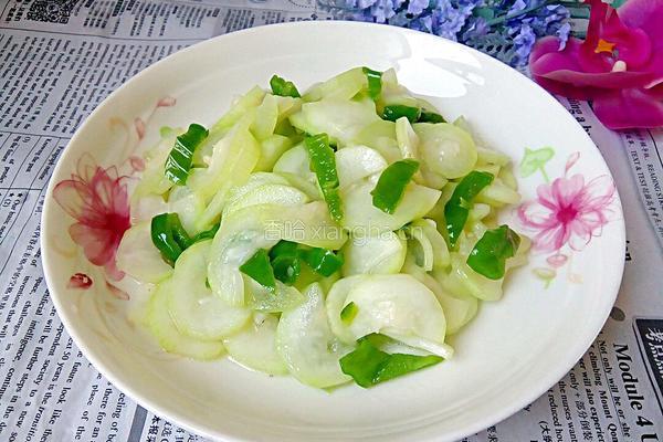 素炒瓠子的做法图解7