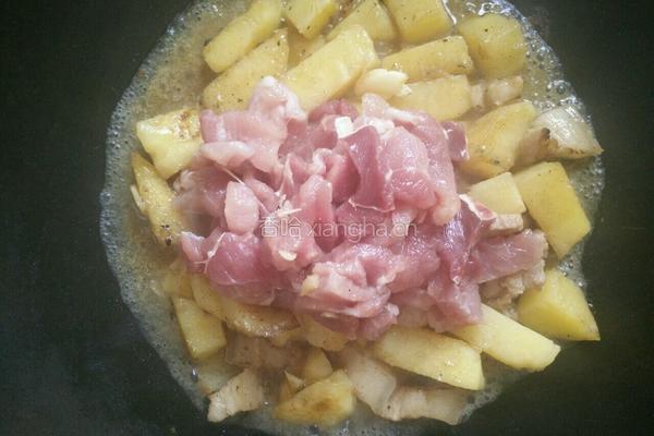 土豆炒肉片的做法图解6