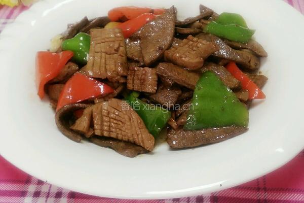 肝腰合炒的做法图解4