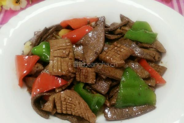 肝腰合炒的做法图解5