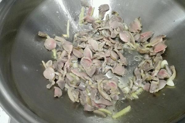 爆炒鸡胗的做法图解5