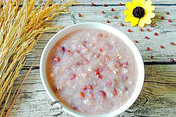 红豆薏米麦片粥的做法图解7