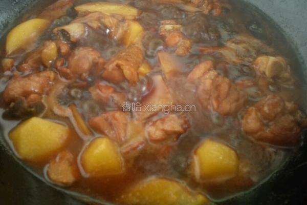 土豆炖鸡肉的做法图解8