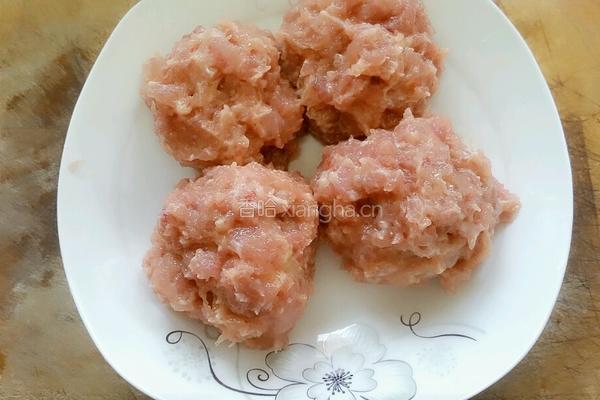 狮子头的做法图解4
