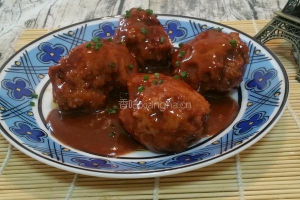 狮子头的做法图解6
