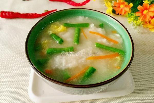 豆角疙瘩汤的做法图解14