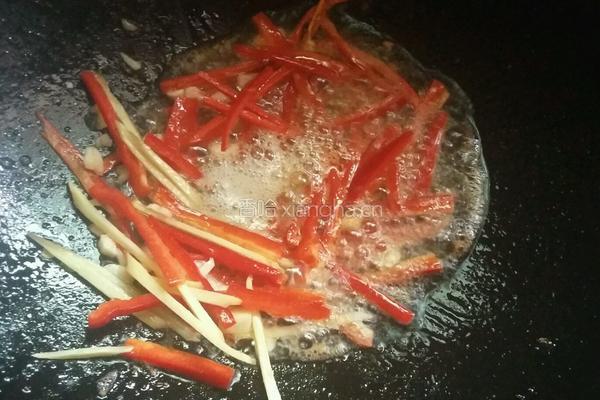绿豆芽炒鸡肉的做法图解7