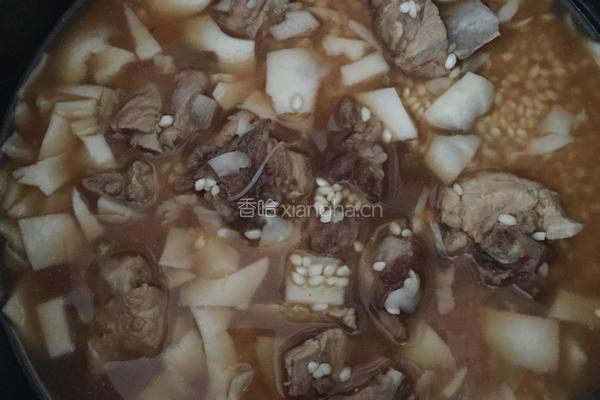 椰子肉排骨糯米饭的做法图解4