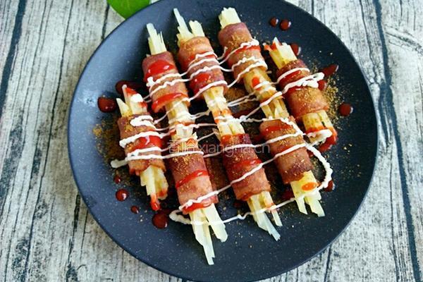 培根土豆卷的做法图解10