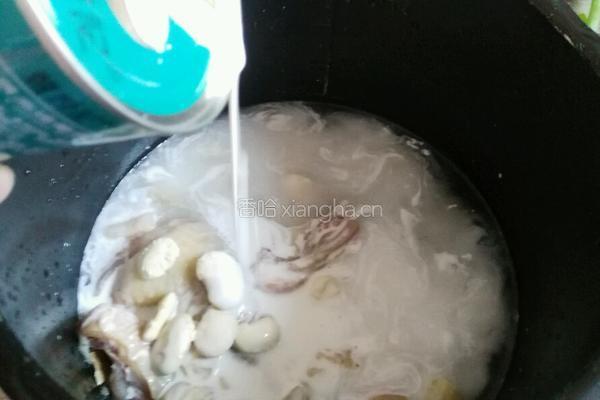 椰汁芸豆鸡汤的做法图解5