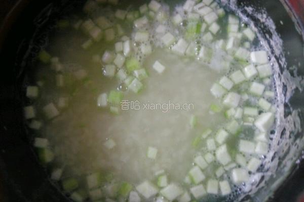 丝瓜粥的做法图解6