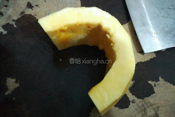 南瓜蒸肉的做法图解1