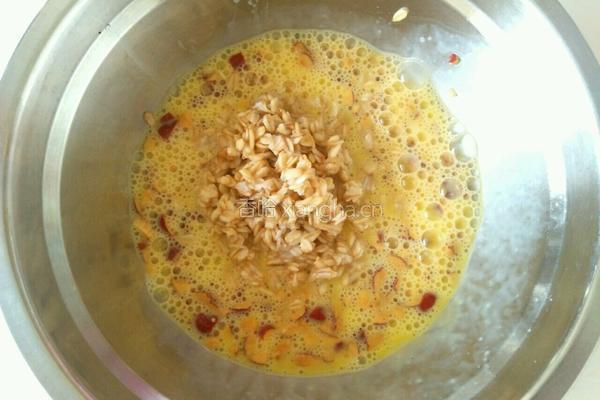 燕麦鸡蛋饼的做法图解4