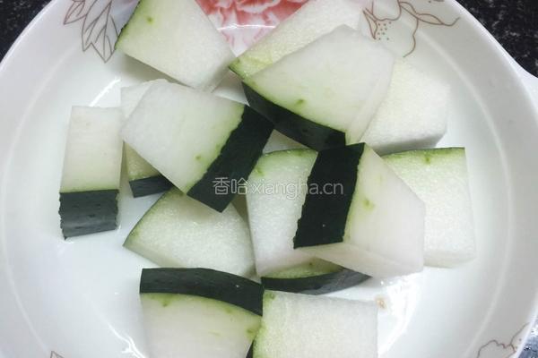 茯苓冬瓜鸭汤的做法图解2