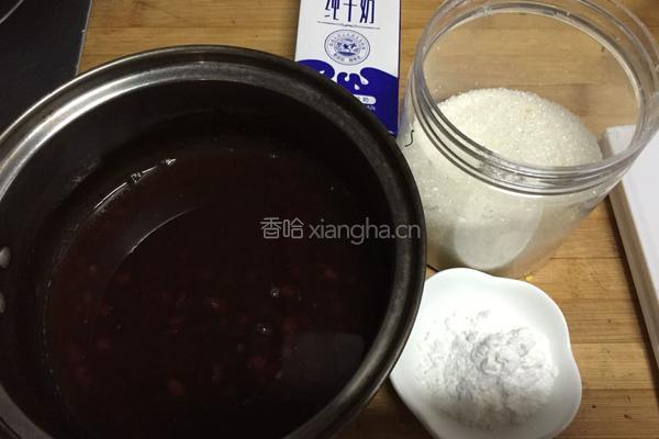 牛奶红豆雪糕的做法图解2