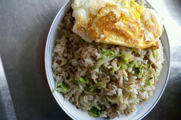 白菜炒饭
