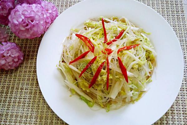 生拌娃娃菜的做法图解6