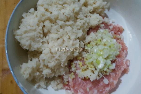 蒸莲藕肉丸的做法图解5