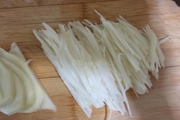 爆炒土豆丝的做法图解4