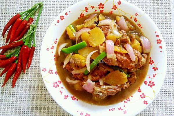 洋葱土豆炖排骨的做法图解8