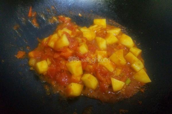 西红柿土豆鸡蛋汤的做法图解9